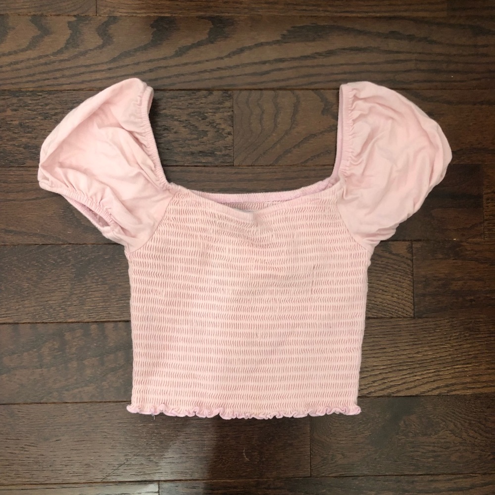 puff shoulder hollister shirt